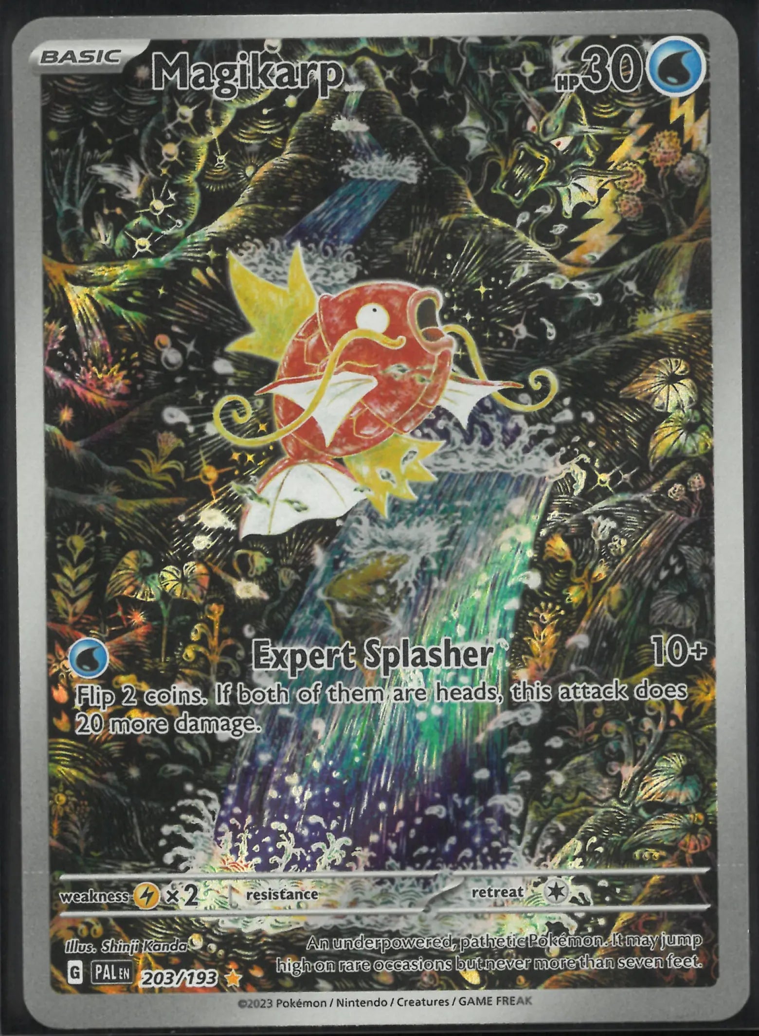 2023 Pokemon Paldea Evolved Illustration Rare Magikarp 203/193 