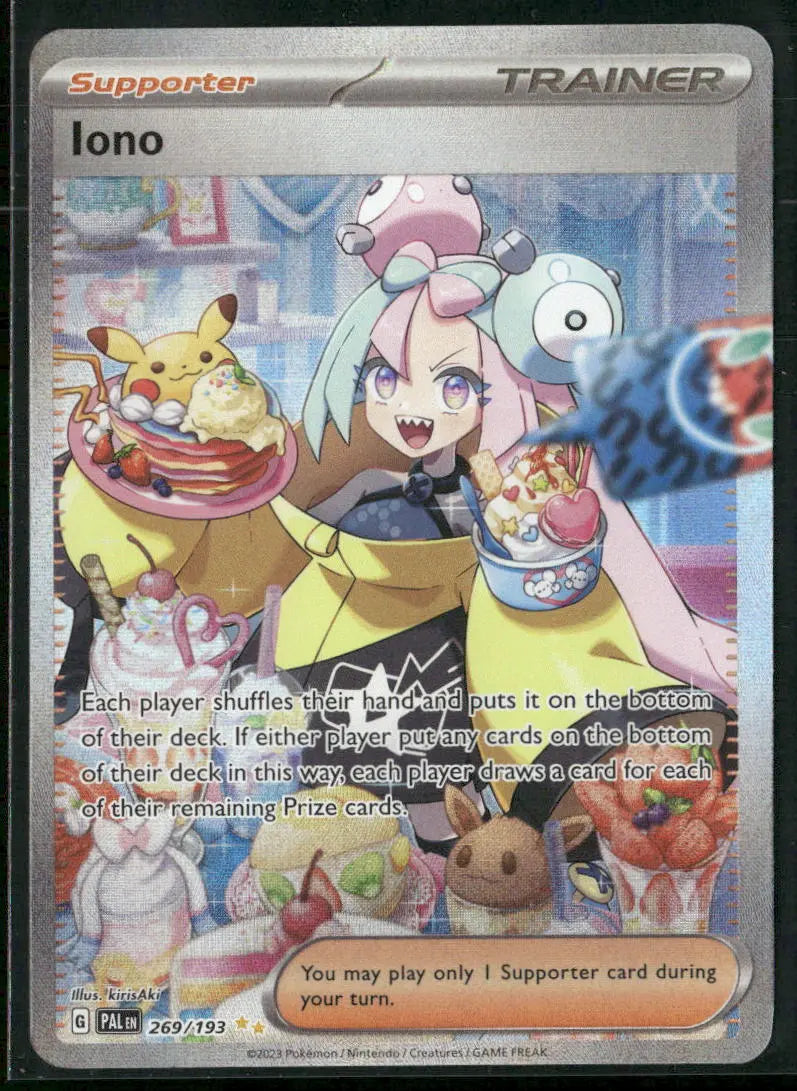 2023 Pokemon Paldea Evolved Special Illustration Rare Iono 269/193 