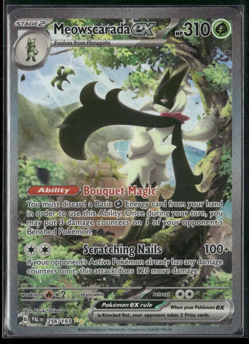 2023 Pokemon Paldea Evolved Special Illustration Rare Meowscarada ex 256/193 
