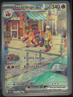 2023 Pokemon Paldea Evolved Special Illustration Rare Skeledirge ex 258/193 