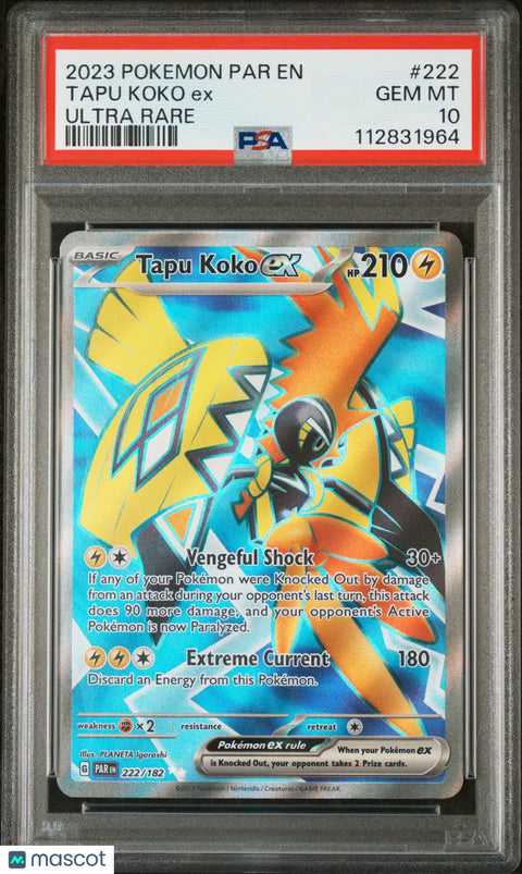 tapu Tapu Koko ex - 068/182 - SV04: Paradox Rift - Pokemon - TCGplayer.com