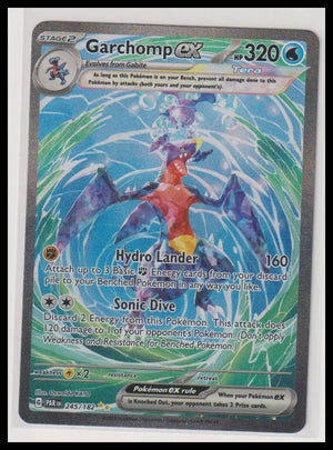 2023 Pokemon Paradox Rift Garchomp ex Secret Illustration Rare 245/182 