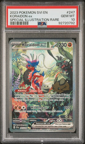 2023 Pokemon SV 247/198 Koraidon Ex Special Illustration Rare PSA 10 