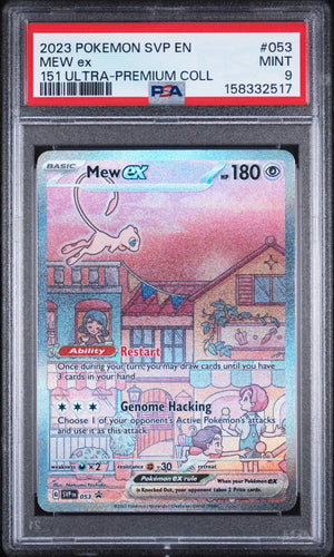 2023 Pokemon SV Black Star Promo 151 UPC Mew Ex 053 PSA 9 