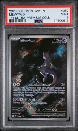 2023 Pokemon SV Black Star Promo Mewtwo 052 151 UPC PSA 9 