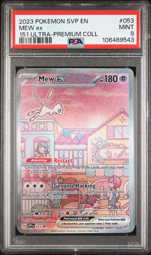 2023 Pokemon SV Black Star Promo #053 Mew Ex 151 Ultra-Premium Coll. PSA 9 