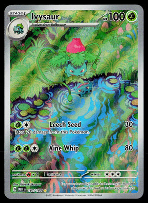 2023 Pokemon SV MEW Scarlet & Violet 151 167/165 Ivysaur Illustration Rare 