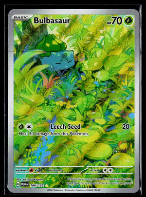 2023 Pokemon SV: 151 Bulbasaur Illustration Rare 166/165 