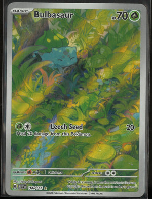 2023 Pokemon SV: 151 Illustration Rare Bulbasaur 166/165 