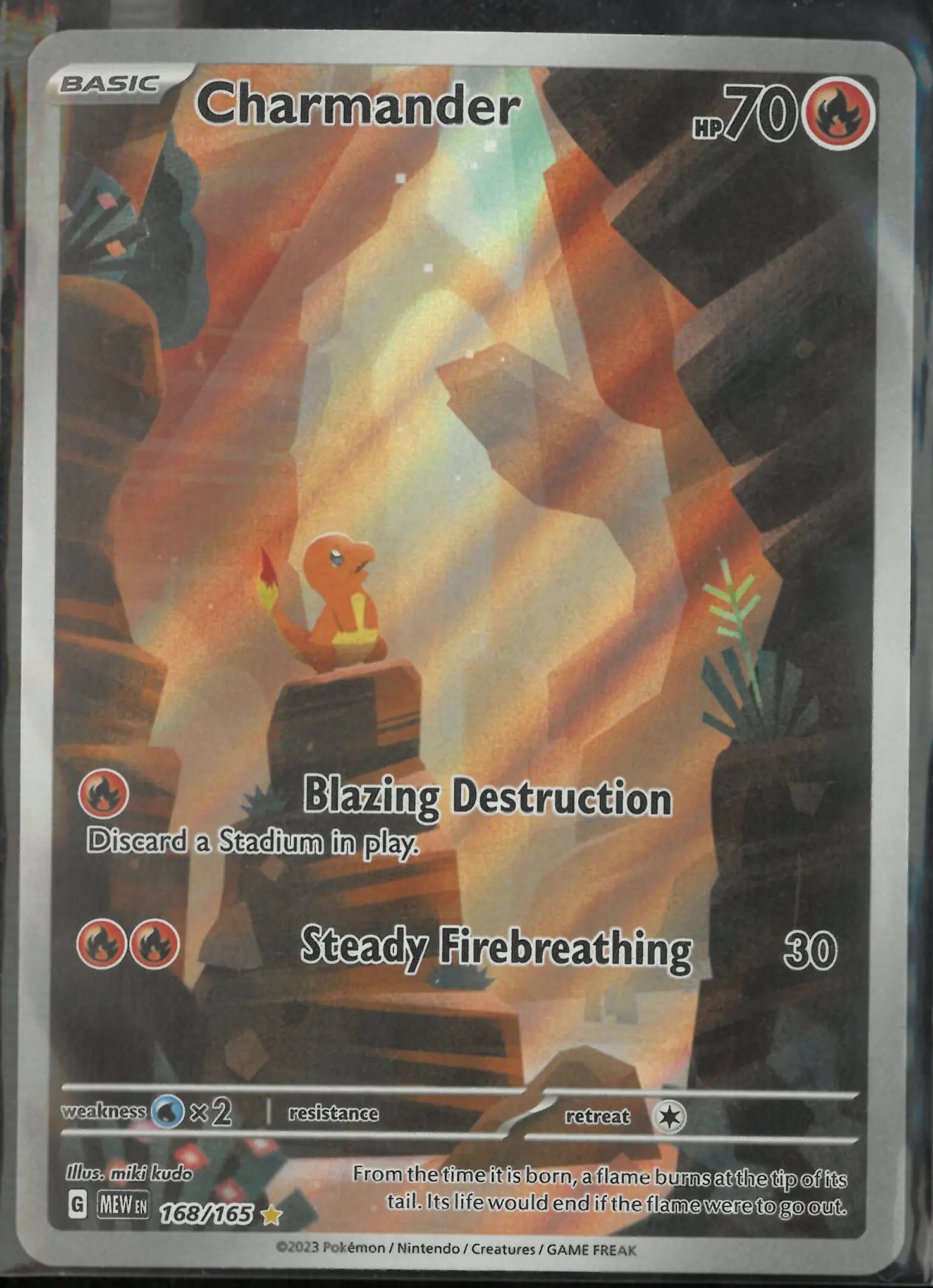 2023 Pokemon SV: 151 Illustration Rare Charmander 168/165 