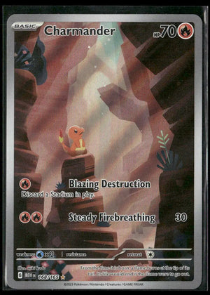 2023 Pokemon SV: 151 Illustration Rare Charmander 168/165 
