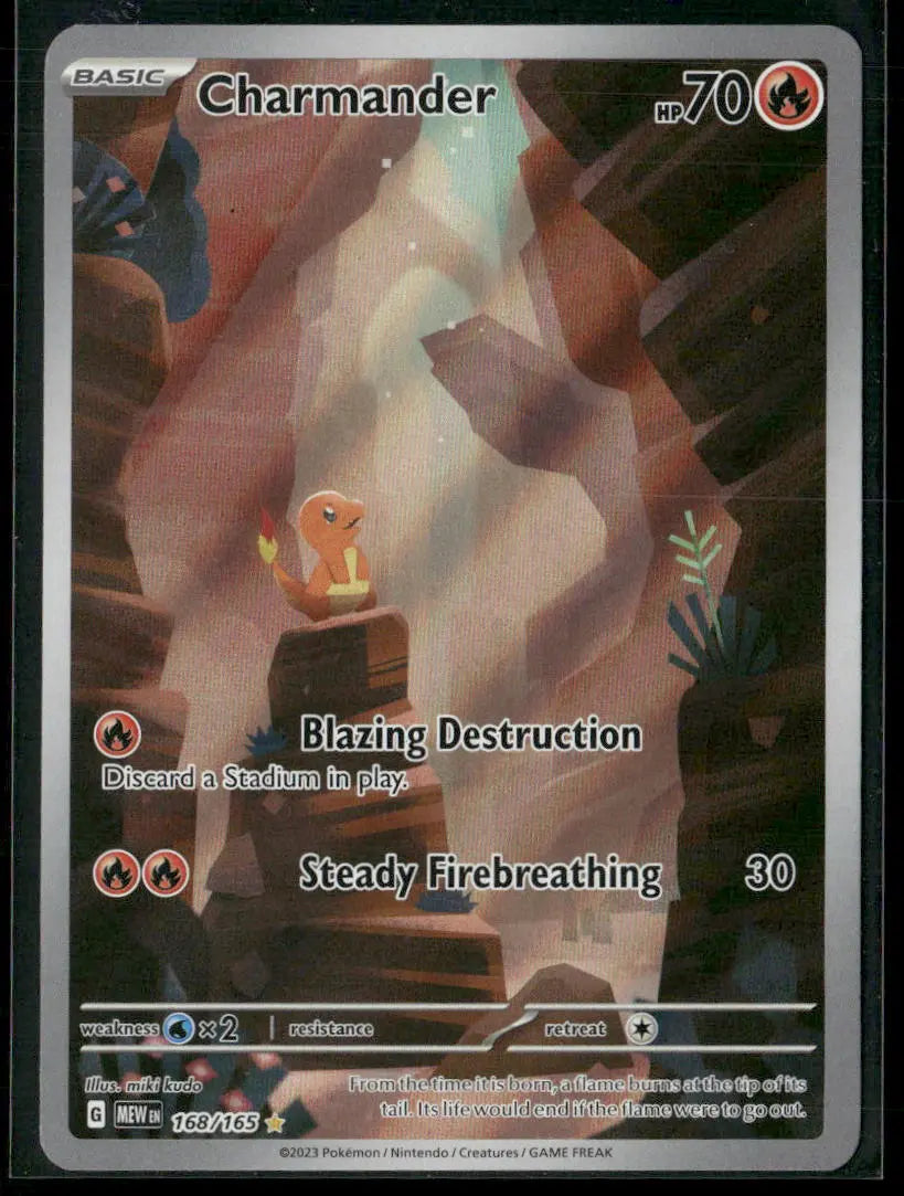2023 Pokemon SV: 151 Illustration Rare Charmander 168/165 
