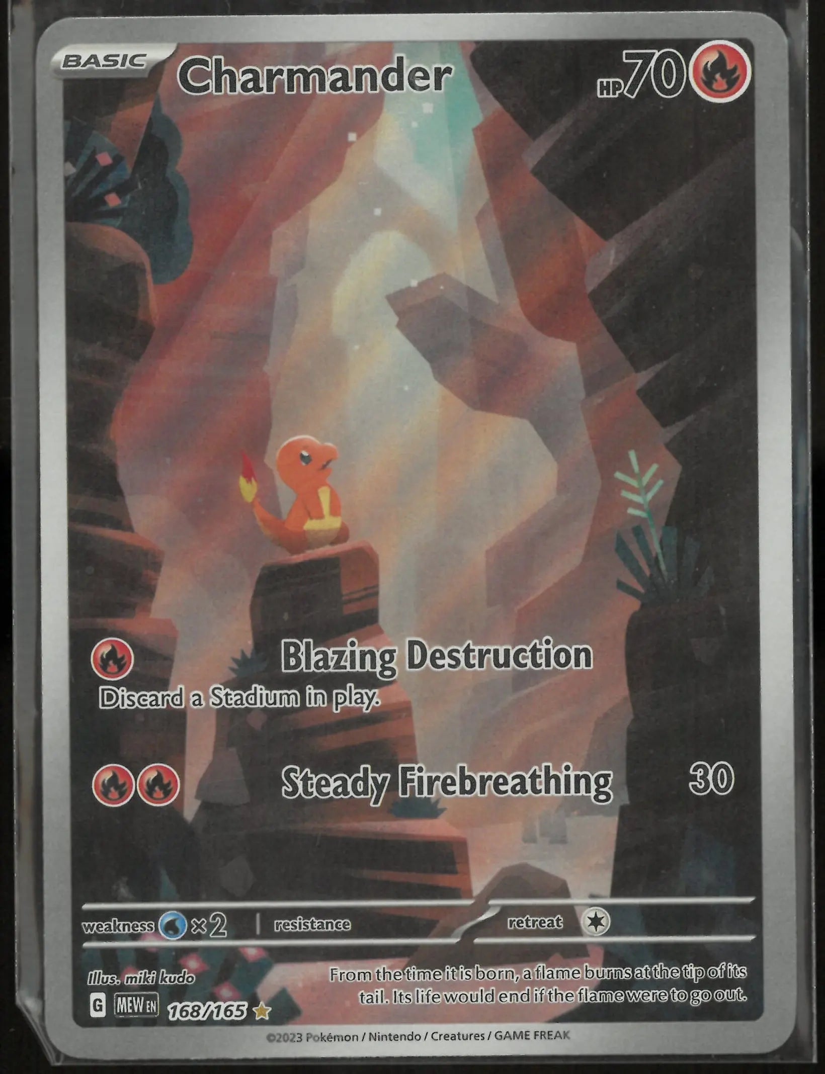 2023 Pokemon SV: 151 Illustration Rare Charmander 168/165 