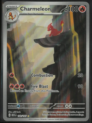 2023 Pokemon SV: 151 Illustration Rare Charmeleon 169/165 