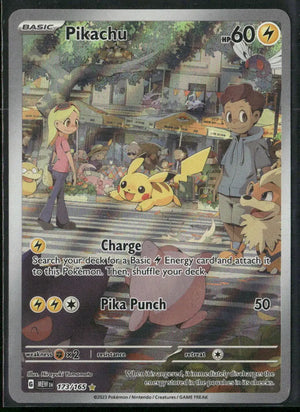 2023 Pokemon SV: 151 Illustration Rare Pikachu 173/165 