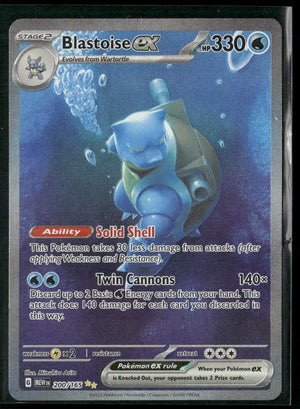 2023 Pokemon SV: 151 Special Illustration Rare Blastoise ex 200/165 