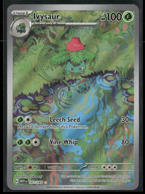 2023 Pokemon SV: 151 Special Illustration Rare Ivysaur 167/165 
