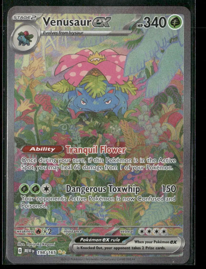 2023 Pokemon SV: 151 Special Illustration Rare Venusaur ex 198/165 