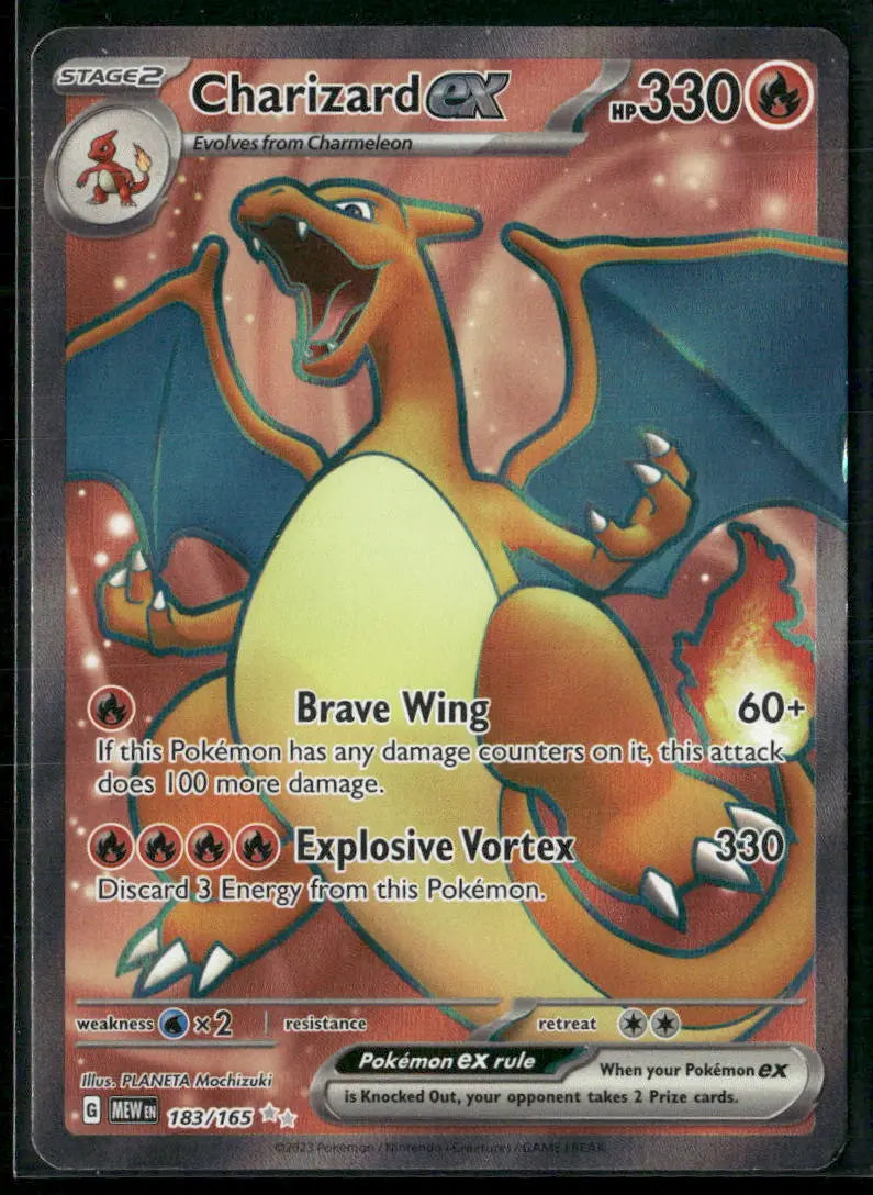 2023 Pokemon SV: 151 Ultra Rare Charizard ex 183/165 