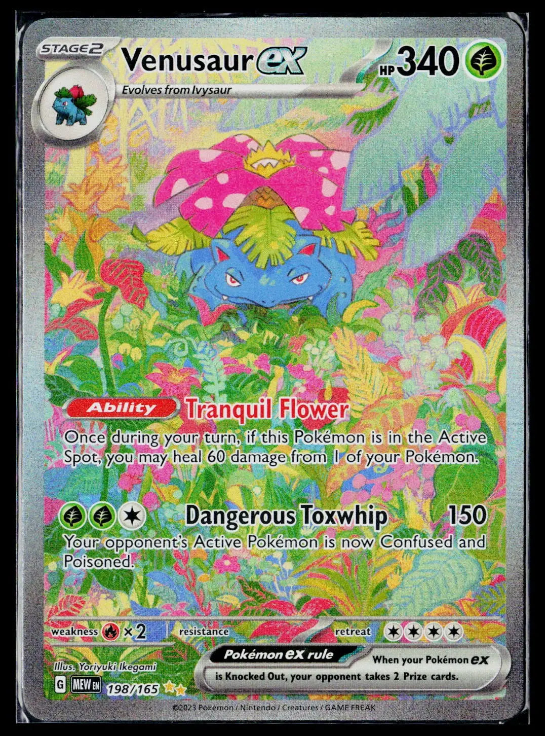 2023 Pokemon SV: 151 Venusaur ex Special Illustration Rare 198/165 