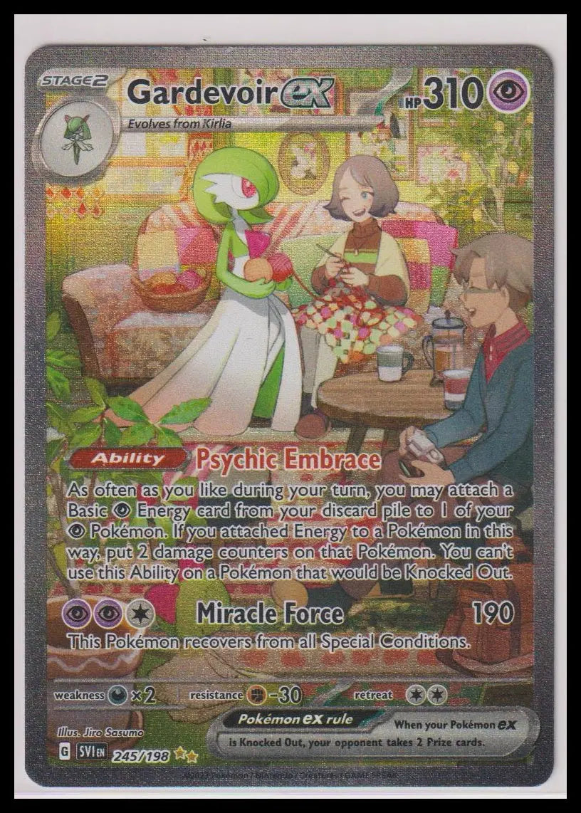 2023 Pokemon Scarlet Violet Base Gardevoir Secret Illustration Rare 245/198 