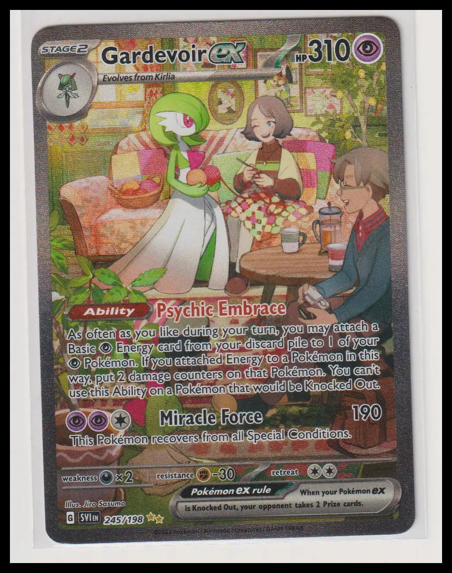 2023 Pokemon Scarlet Violet Gardevoir ex Secret Illustration Rare 245/198 