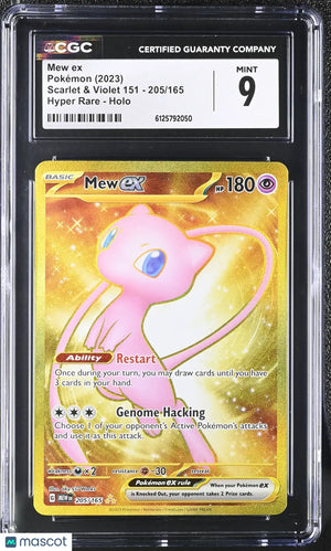 2023 Pokemon Scarlet & Violet 151 Mew ex Holo Hyper Rare Hyper Rare CGC 9 