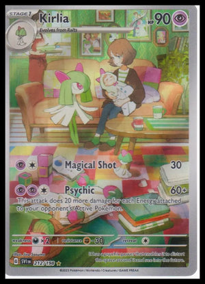 2023 Pokemon Scarlet & Violet Base Kirlia Illustration Rare 212/198 