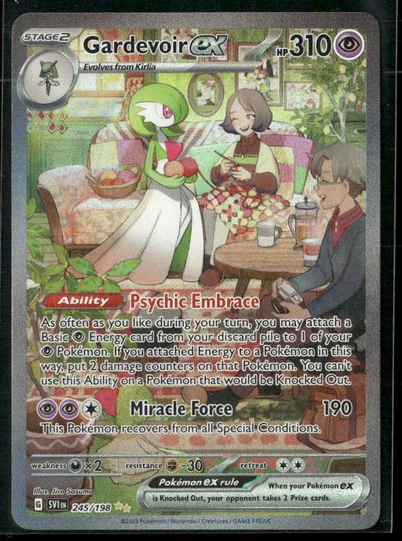 2023 Pokemon Scarlet & Violet Base Set Special Illustration Rare Gardevoir ex 245/198 