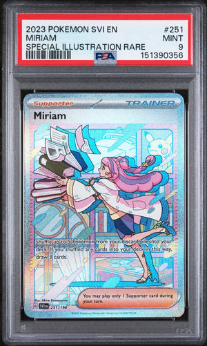 2023 Pokemon Scarlet & Violet Miriam Special Illustration Rare 251/198 PSA 9 