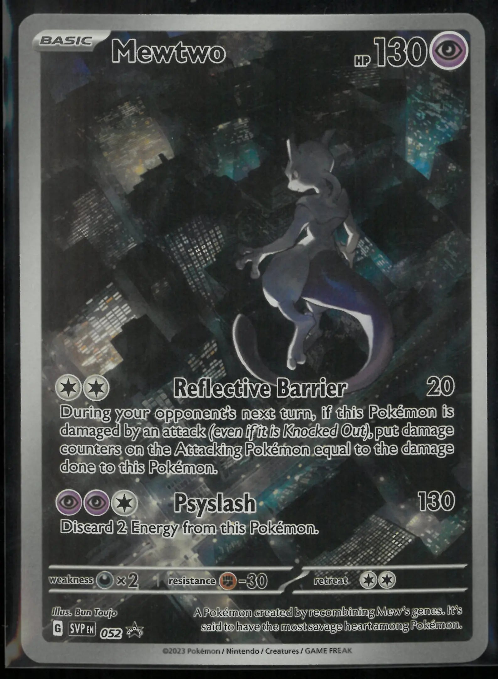 2023 Pokemon Scarlet & Violet Promo Mewtwo 052 