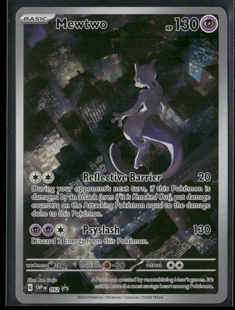 2023 Pokemon Scarlet & Violet Promo Mewtwo 052 