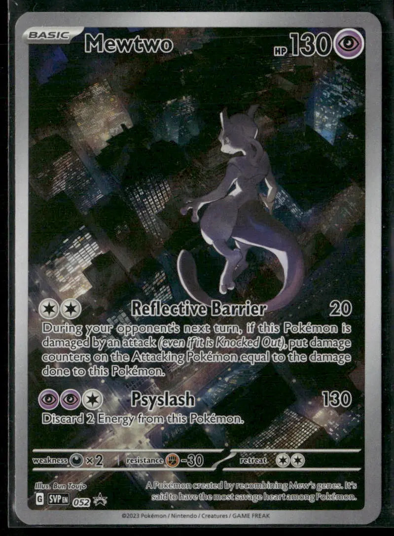 2023 Pokemon Scarlet & Violet Promo Mewtwo 052 