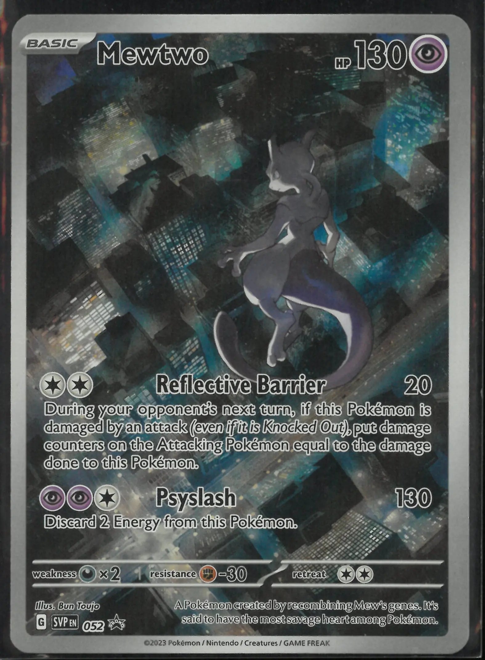 2023 Pokemon Scarlet & Violet Promo Mewtwo 052 