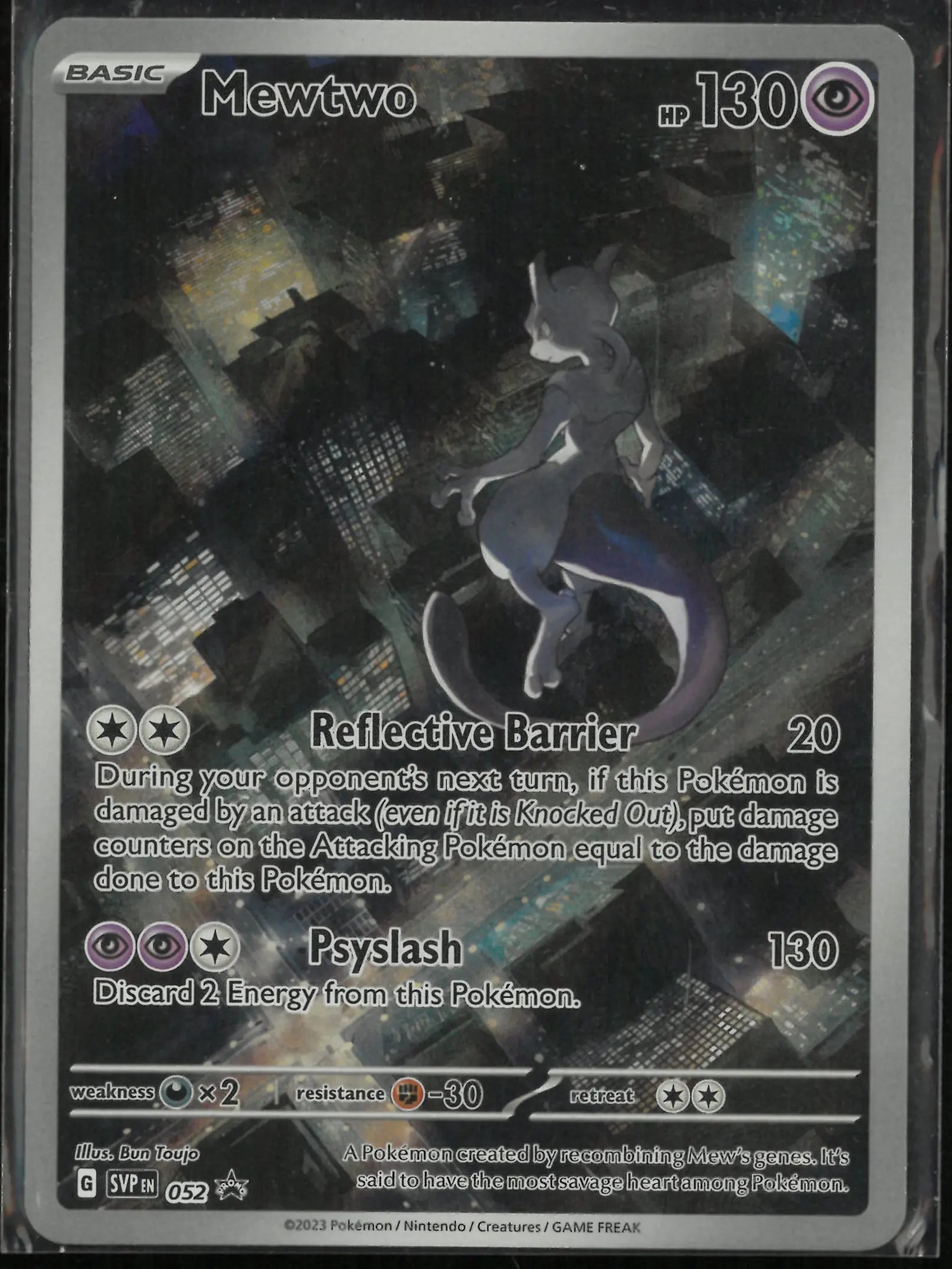 2023 Pokemon Scarlet and Violet Promo Mewtwo 052 