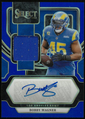 2023 Select Football Bobby Wagner Blue Patch Auto Autograph /75 