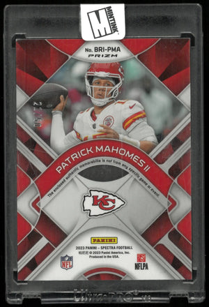 2023 Spectra Football Patrick Mahomes II Brilliance Patch /50 