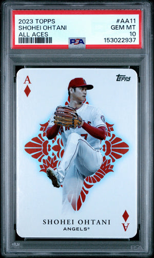 2023 Topps All Aces Baseball Shohei Ohtani #AA11 PSA 10 