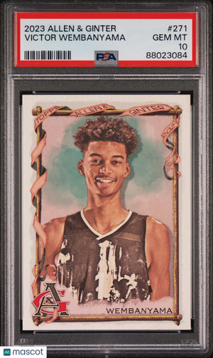 2023 Topps Allen & Ginter Victor Wembanyama Rookie PSA 10 