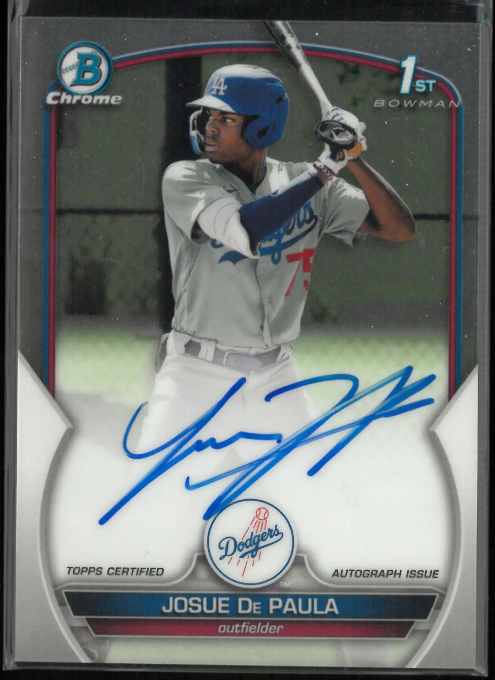 2023 Topps Autograph Rookie 1st Bowman Josue De Paula Auto RC 