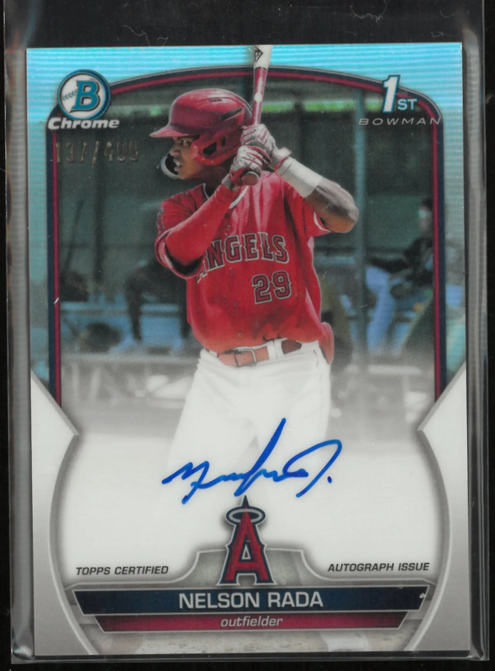 2023 Topps Bowman Chrome Autograph Nelson Rada Auto /499 
