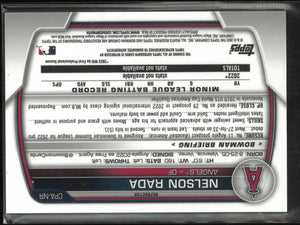 2023 Topps Bowman Chrome Autograph Nelson Rada Auto /499 