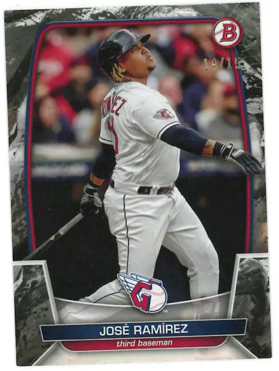 2023 Topps Bowman Jose Ramirez Black /15 