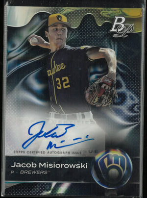 2023 Topps Bowman Platinum Prospect Autograph Jacob Misirowski Auto 