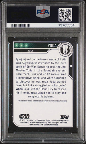 2023 Topps Chrome Star Wars Deep Roy #51 PSA 9 