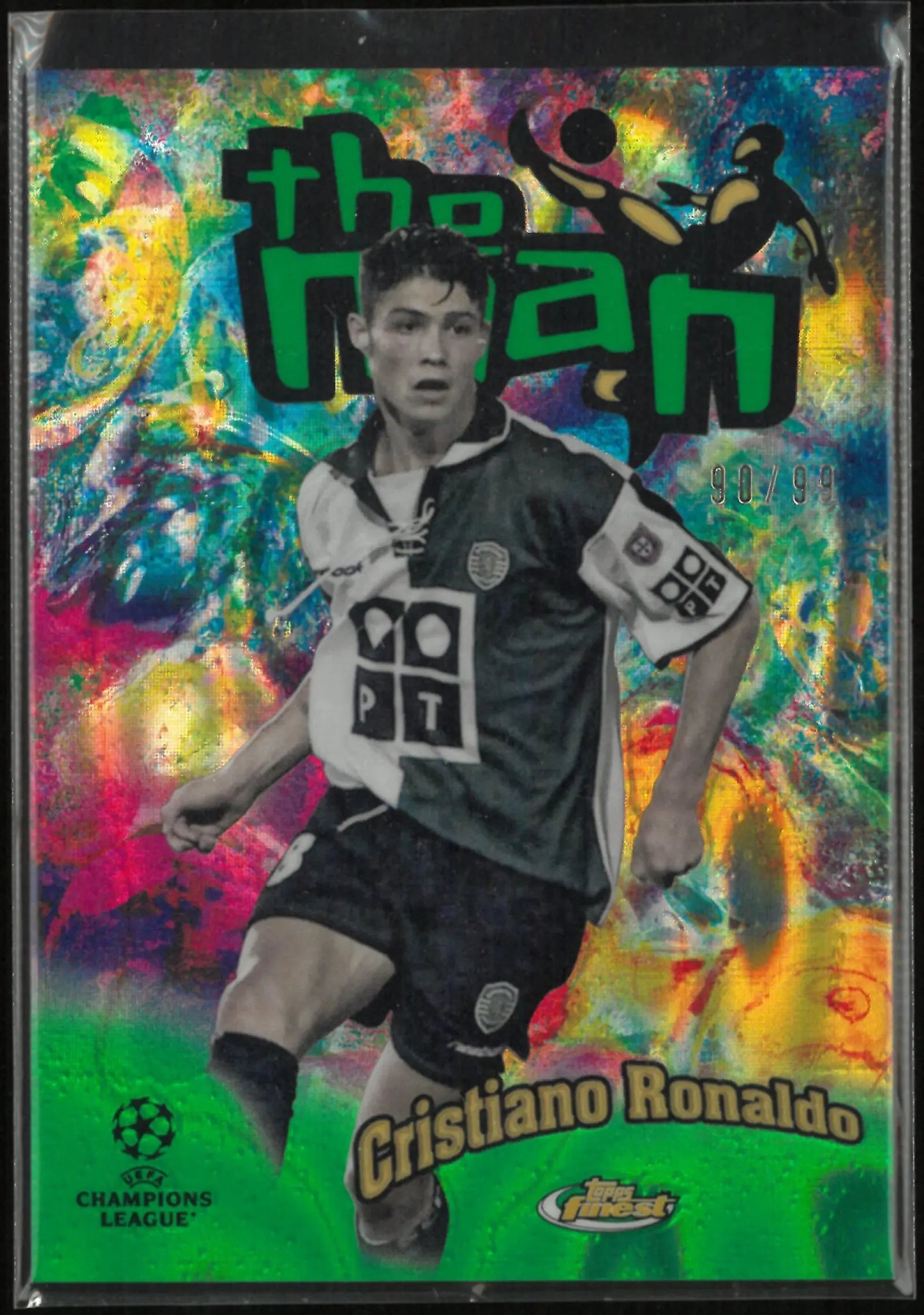 2023 Topps Chrome UEFA Champions League The Man Cristiano Ronaldo 