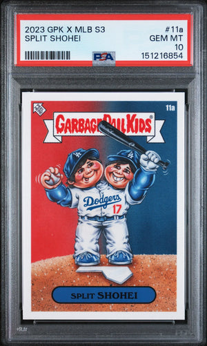 2023 Topps Garbage Pail Kids X MLB Series 3 Split Shohei PSA 10 