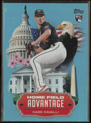 2023 Topps Home Field Advantage Rookie Cade Cavalli RC 