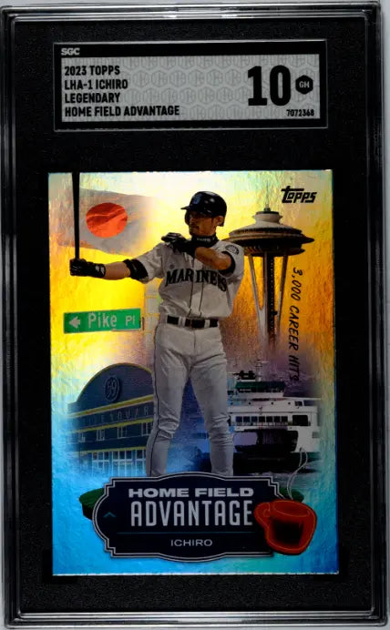 2023 Topps Ichiro Suzuki Legendary Home Field Advantage SGC 10 