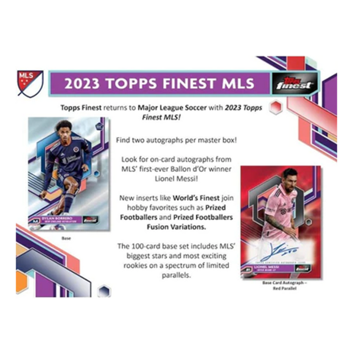 2023 Topps MLS Finest Soccer Hobby Box